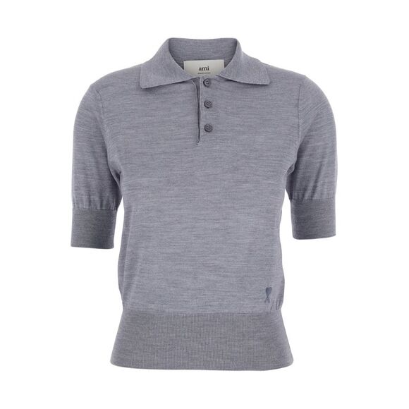 Ami Paris Women Ami De Coeur Polo